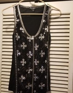 Womens rhinestone tank top